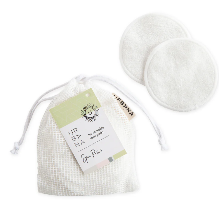 EUROPEAN SOAPS - SPA PRIVE REUSABLE FACE PADS (10 PAK)