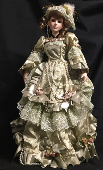 J MISA COLLECTION VICTORIAN 22" PORCELAIN DOLL