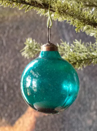 RECYCLED GLASS ORNAMENTS - ASSORTED 3" x 3" x 3.5"