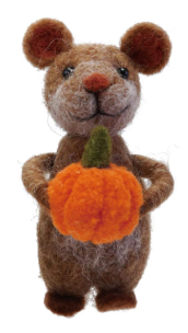 HANDMADE WOOL FELT HARVEST MOUSE - ASSORTED