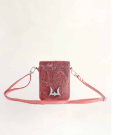 LOYAL WEST DROVER MINI BAG HANDTOOLED LEATHER AND CALFSKIN - ASSORTED