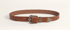 LOYAL WEST SOPHIA FLORAL LEATHER BELT - ASSORTED