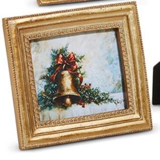 TRADITIONAL WINTER HOLIDAY SCENE FRAMED ART - ASSORTED