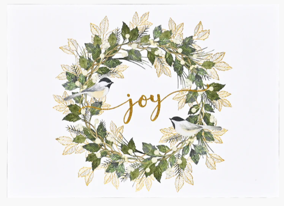 WREATH OF JOY DELUXE BOXED HOLIDAY CARDS