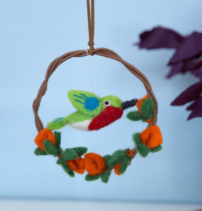 dZI HANDMADE MINI WREATH - ASSORTED