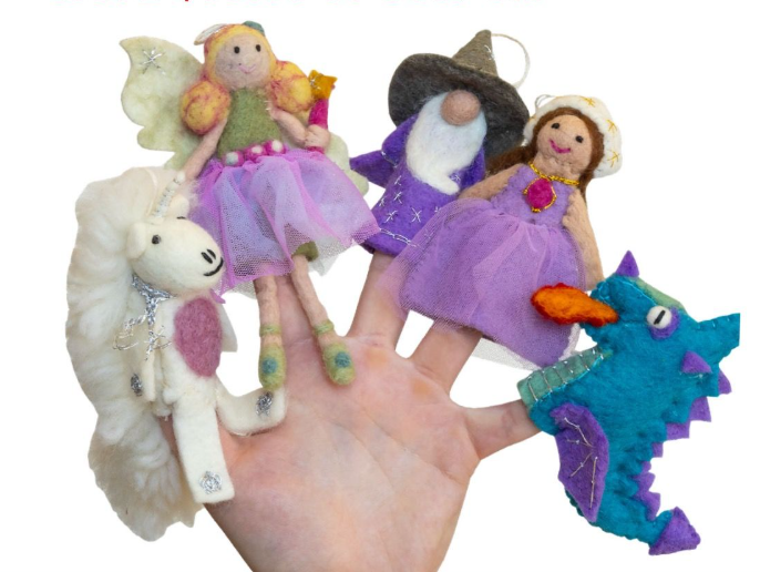 DZi FAIRY TALE FINGER PUPPETS - ASSORTED