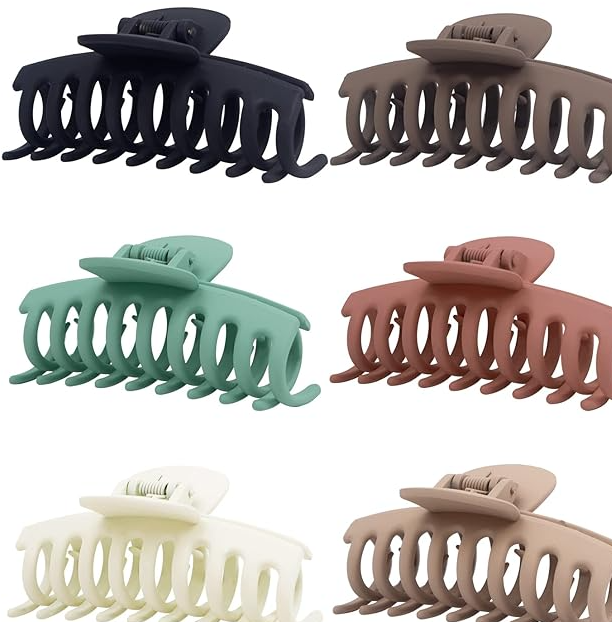 3.5" HAIR CLIP FOR THIN AND MEDIUM THICK HAIR - ASSORTED COLORS