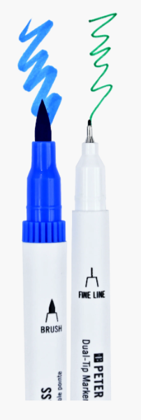STUDIO SERIES DUAL-TIP MARKERS - ASSORTED