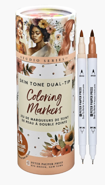 STUDIO SERIES DUAL-TIP MARKERS - ASSORTED