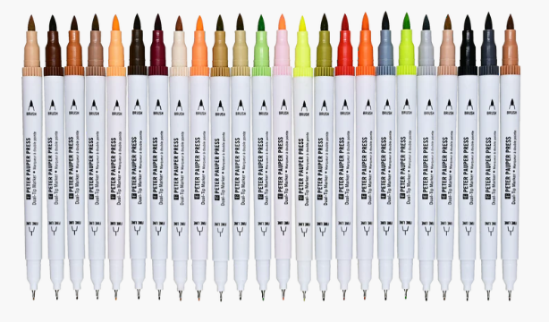 STUDIO SERIES DUAL-TIP MARKERS - ASSORTED