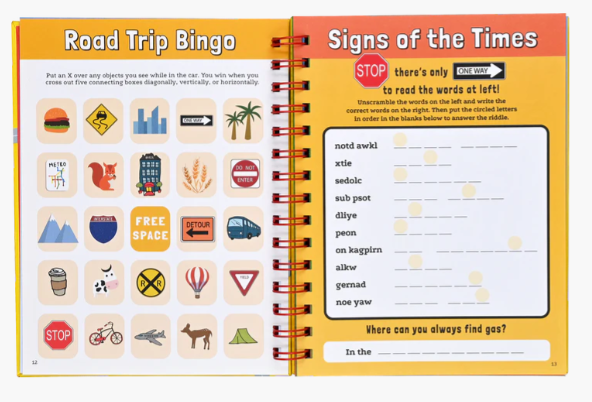 ROAD TRIP ACTIVITY QUEST! BOOK
