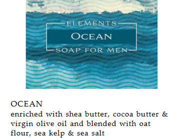 GREENWICH BAY TRADING CO. ELEMENTS SOAP FOR MEN - 2oz.