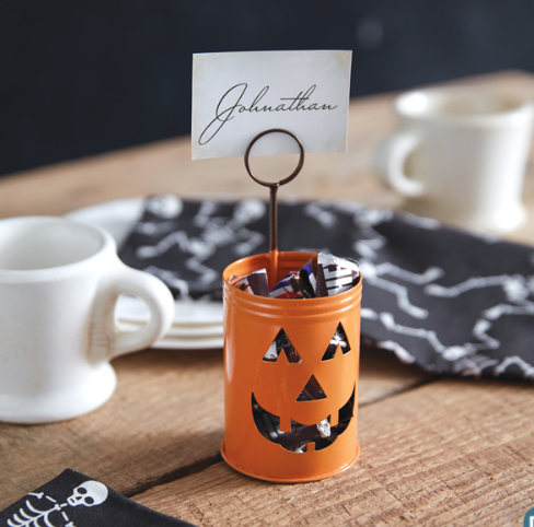 HALLOWEEN PLACE CARD HOLDER - ASSORTED