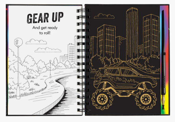 EXTREME! MONSTER TRUCK SCRATCH AND SKETCH