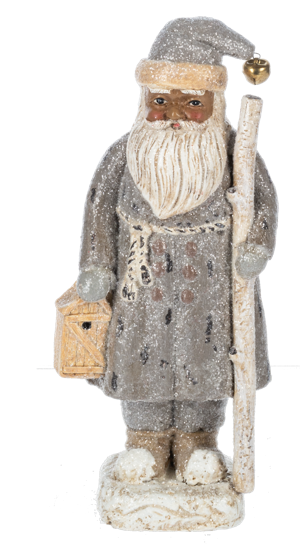 WOODLAND SANTA FIGURINES - ASSORTED