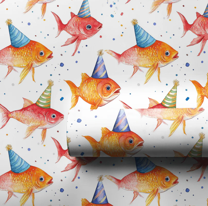 ASPEN & ARLO WRAPPING PAPER - ASSORTED 6FT ROLLS