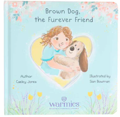 WARMIES BROWN DOG "FUREVER FRIEND" BOOK
