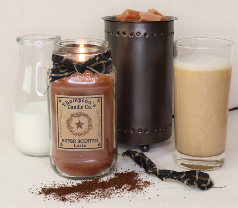 THOMPSON'S CANDLE CO. SUPER SCENTED ORIGINALS - LATTE - ASSORTED