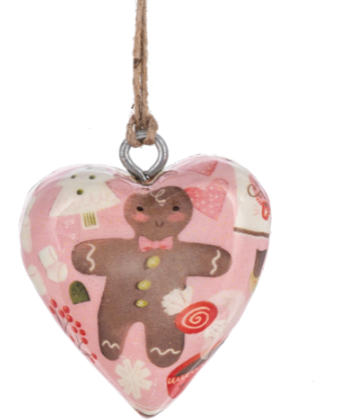 MINI HEART ORNAMENTS - ASSORTED