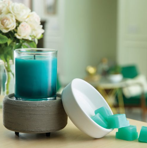 CANDLE WARMER 2-IN-1 CLASSIC WARMER - GREY TEXTURE