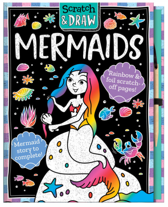 SCRATCH AND DRAW - MERMAIDS