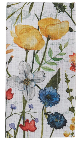PARK DESIGNS WILDFLOWER SKETCHBOOK PLACEMAT AND NAPKIN