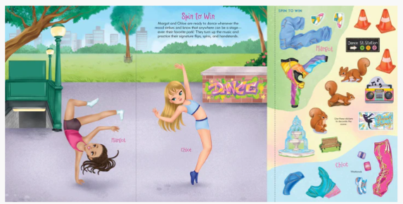 DANCERS STICKER DOLL DRESS-UP BOOK