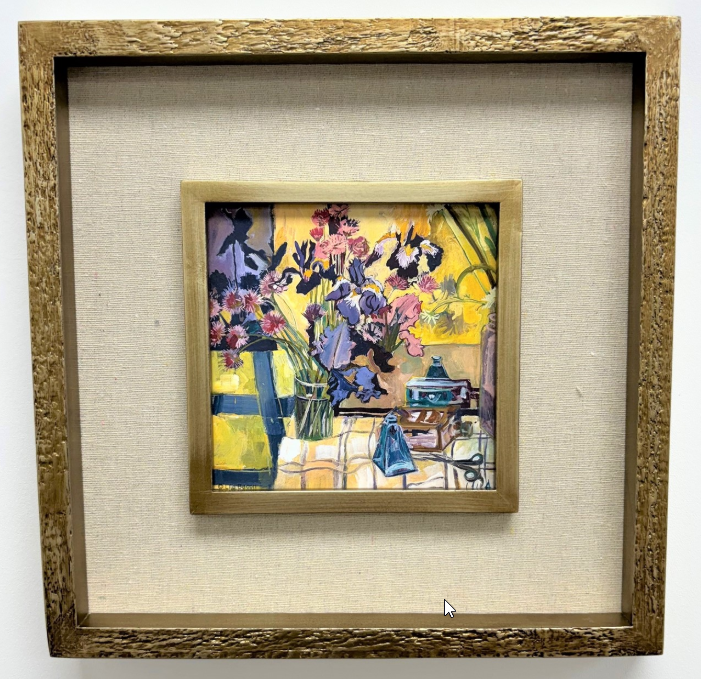 FRAMED IRIS ART - 12"x12"