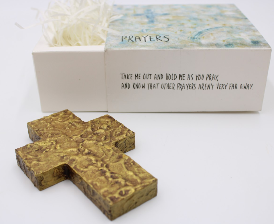 PRAYERS WOOD CROSS BY TAWNYA NORTON