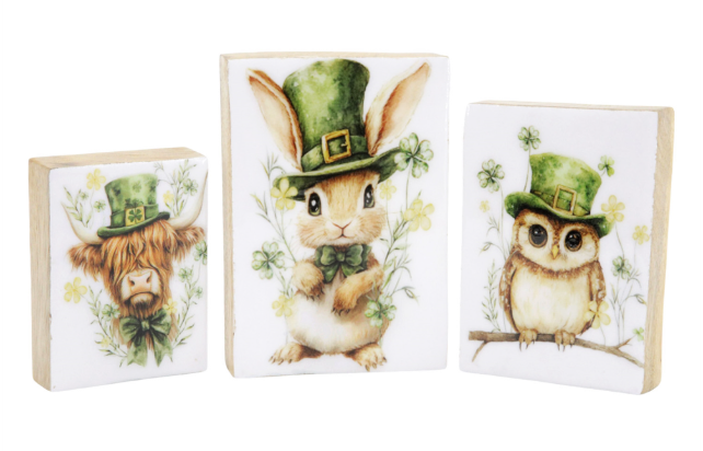 IRISH BLESSING BLOCKS - ASSORTED
