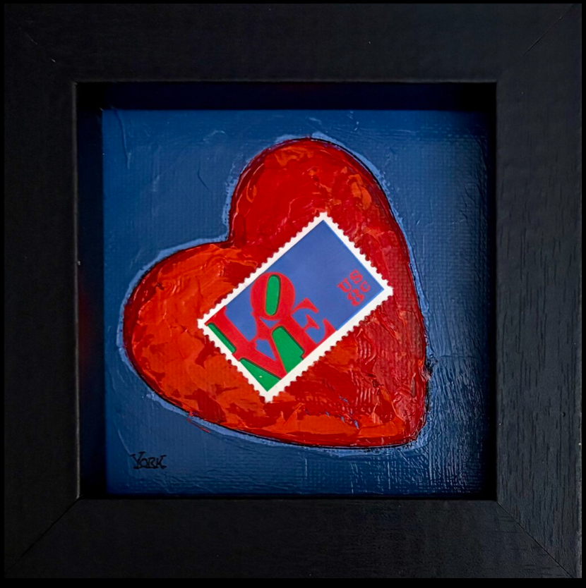 RON YORK ORIGINAL ARTWORK - HEARTFELT 4x4