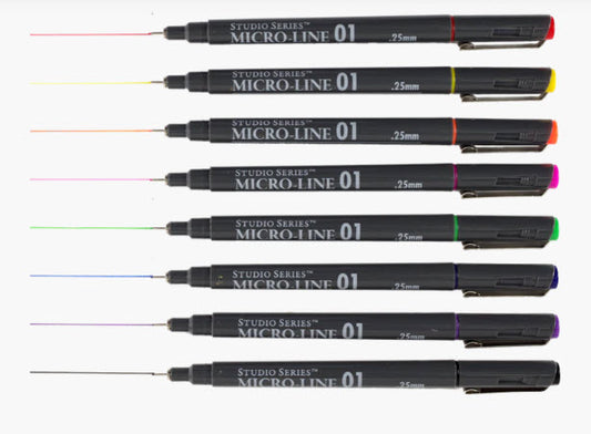 BIBLE MICRO-LINE COLOR PENS (SET OF 8)
