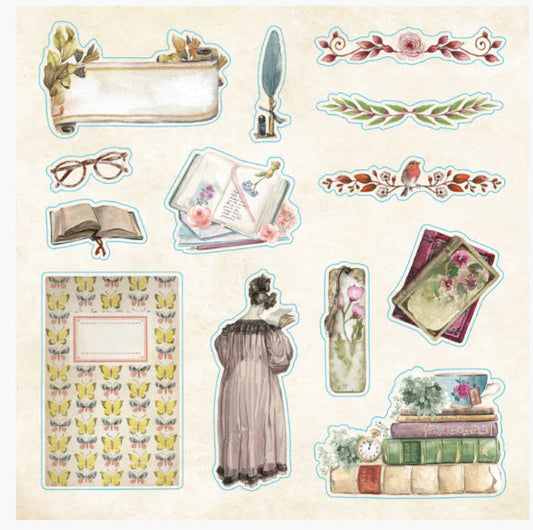 BIBLIOPHILIA EPHEMERA STICKER BOOK