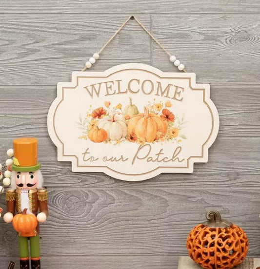 FALL WELCOME WALL DECOR