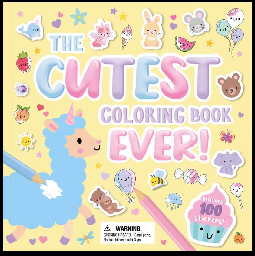 THE CUTEST COLORING BOOK EVER!