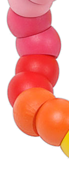WOODEN TWISTY WORMS - ASSORTED