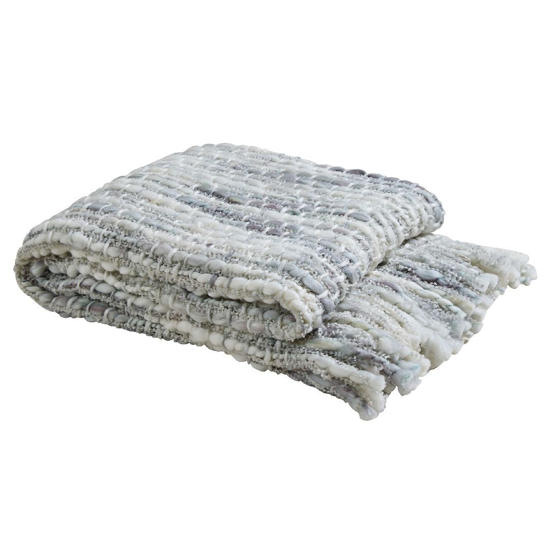 CHUNNY THROW - GRAY/WHITE