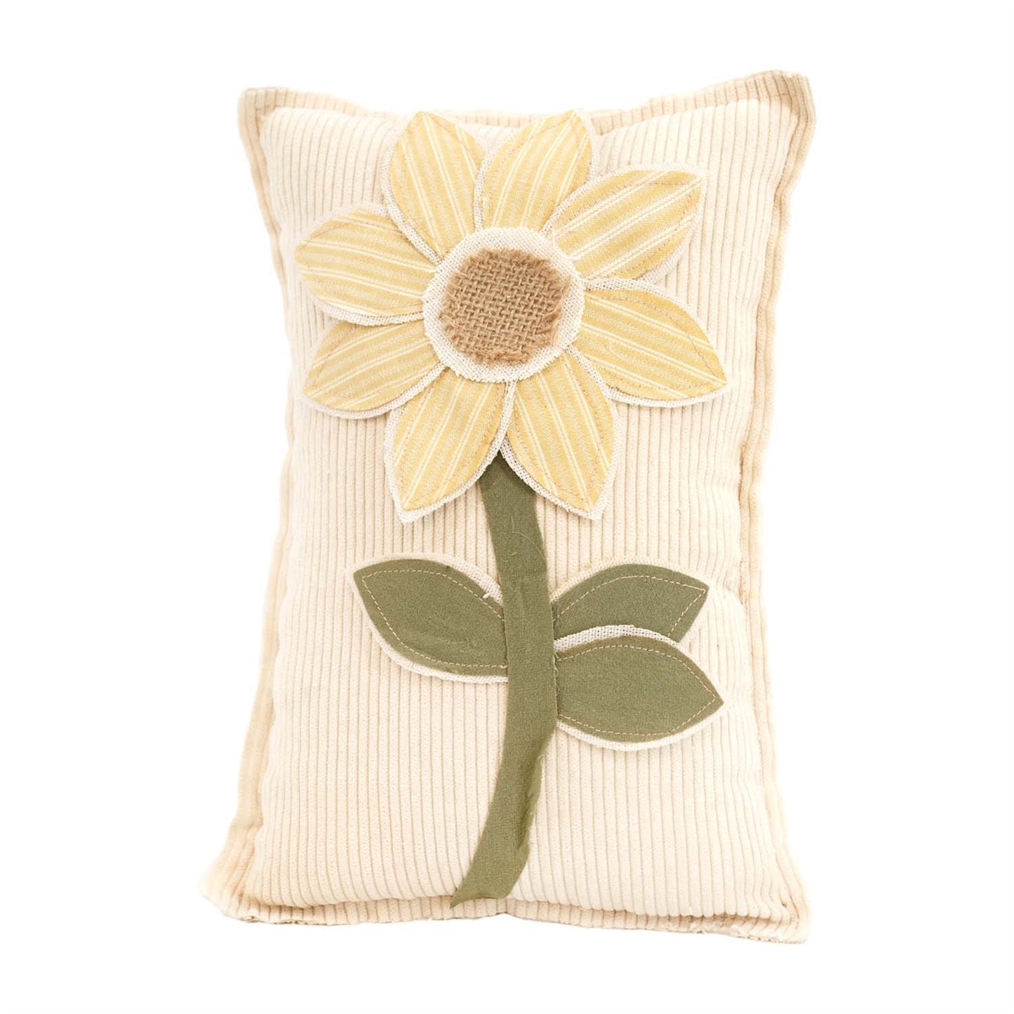 RECTANGULAR SUNFLOWER PILLOW