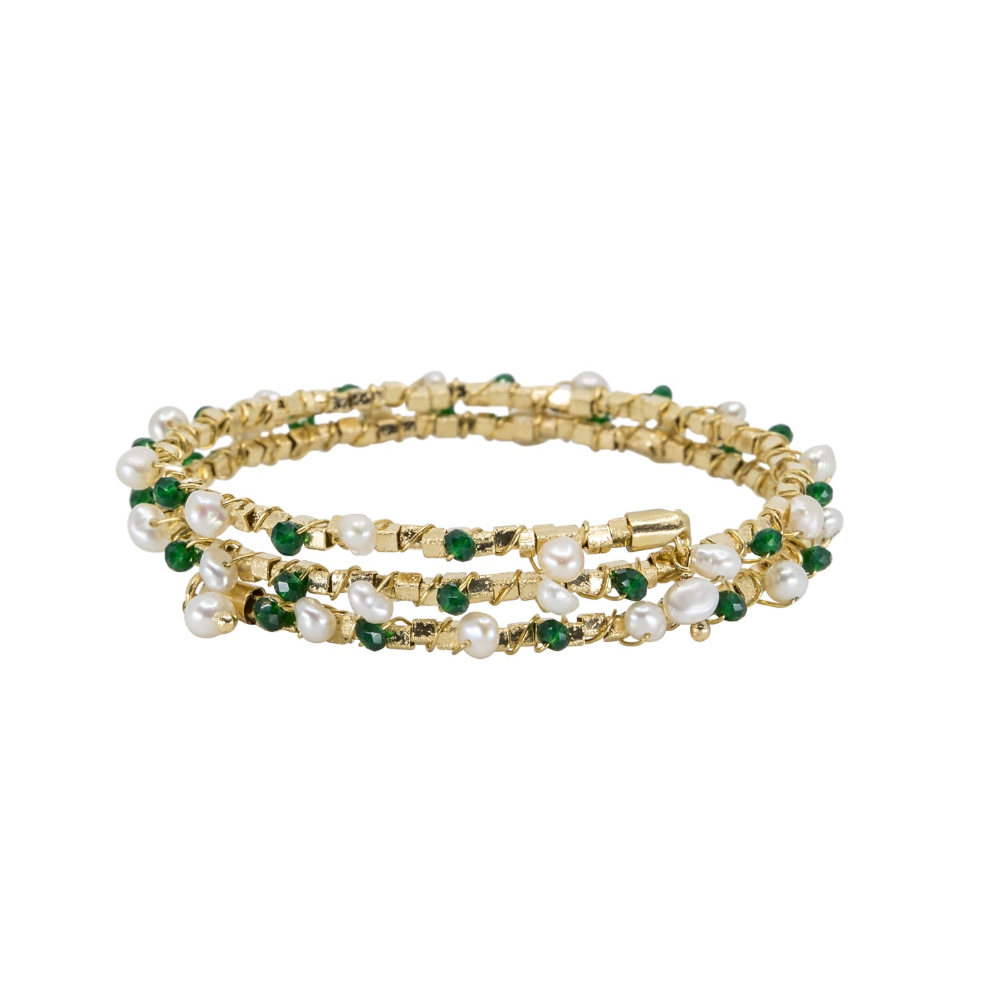ABW DESIGNS 18k GOLD VERMEIL WRAP BRACELETS