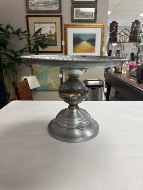 GALVANIZED & BRASS DISPLAY PEDESTAL - ASSORTED SIZES