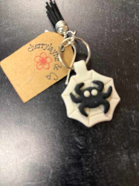 CHERRYLAYNE & CO. POLYMER CLAY HALLOWEEN KEYCHAINS