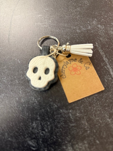 CHERRYLAYNE & CO. POLYMER CLAY HALLOWEEN KEYCHAINS
