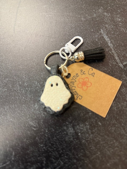 CHERRYLAYNE & CO. POLYMER CLAY HALLOWEEN KEYCHAINS