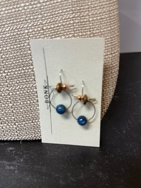 HANDMADE JEWELRY BY SARA BONK - SHORT HOOP EARRINGS
