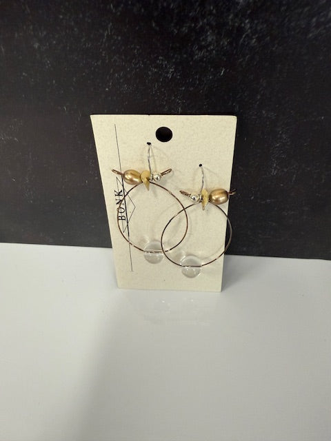 HANDMADE JEWELRY BY SARA BONK - ELEGANT LARGE HOOP EARRINGS