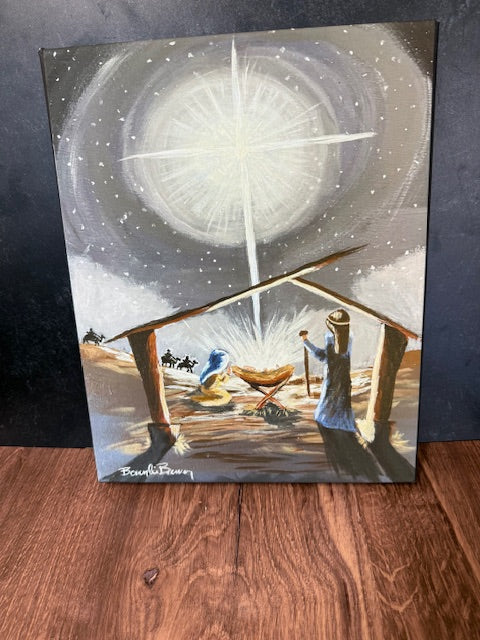 LOCAL ARTIST- BEVERLIE BREWER - NATIVITY PRINTS - ASSORTED