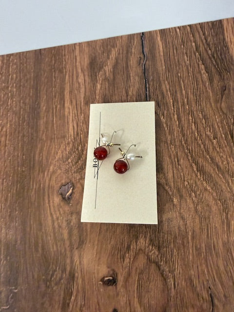 HANDMADE JEWELRY BY SARA BONK - MOD A EARRINGS AND SHORT RETRO EARRINGS