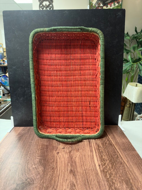 WATERMELON TRAY BASKET 19 1/2" x 13" x 3" DEEP