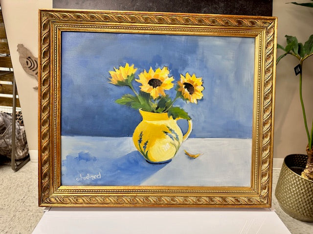 Original Artwork by Elaine Husband - "Momma's Jug" 16"x20" (23 1/4"x19 1/4" framed)