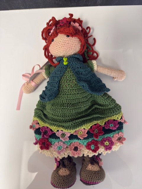 HANDKNIT DOLL BY A CHILD'S WONDERLAND - ERIN